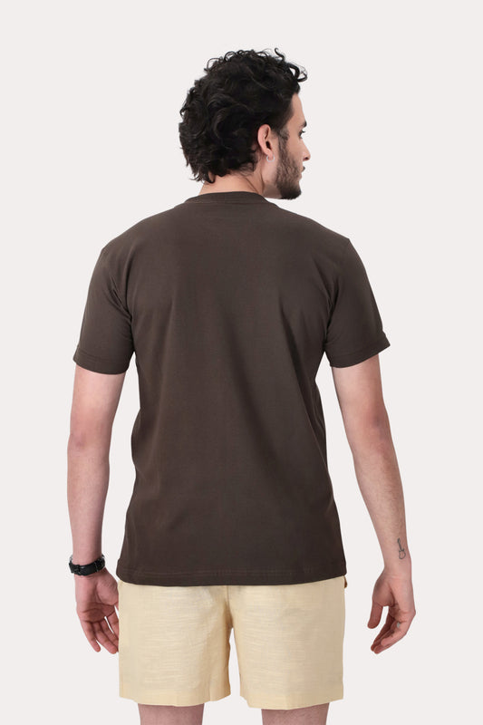 Polera Mc Basica West 4 Café Oscuro