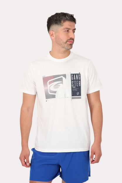 Polera Mc Básica  Saco Blanco Gangster