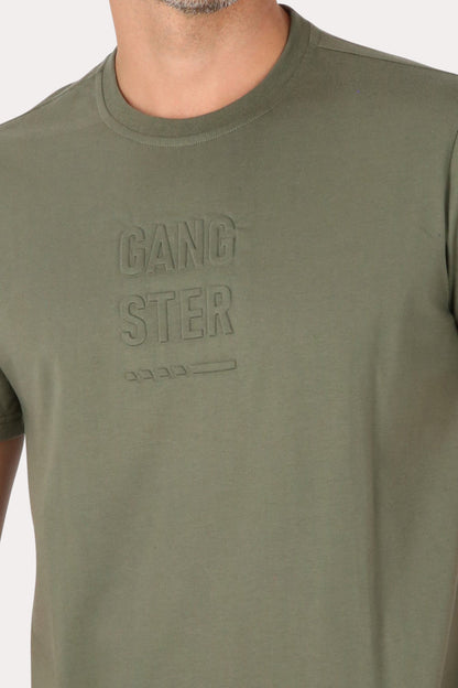 Polera Mc Básica  Gunga Gris Gangster