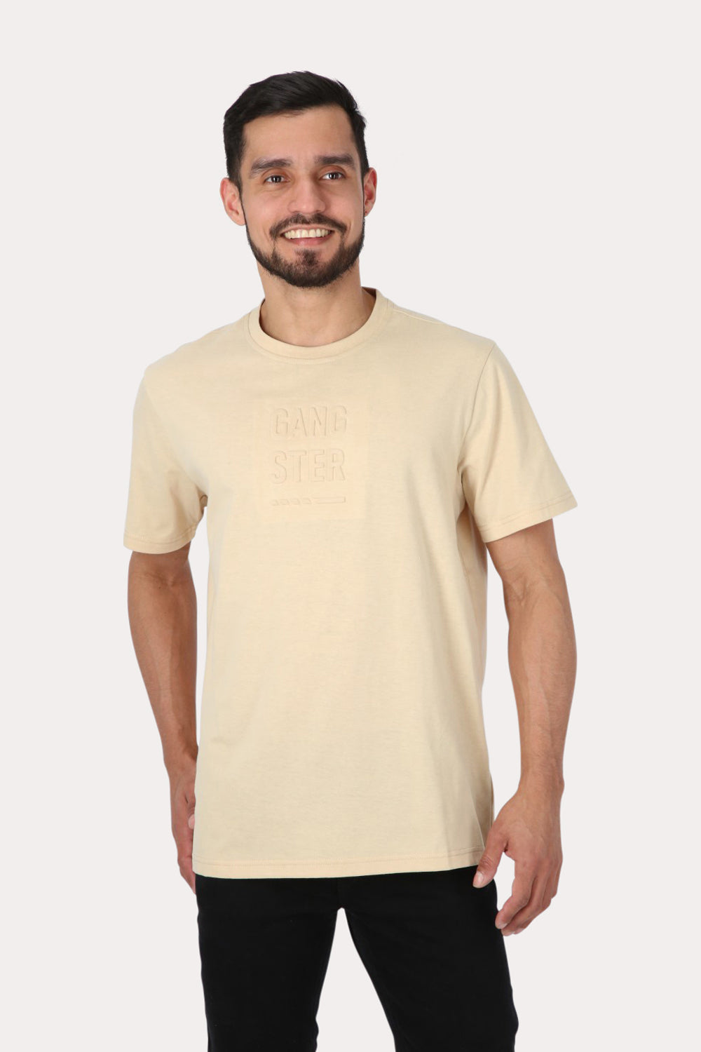 Polera Mc Básica  Gunga Beige Gangster