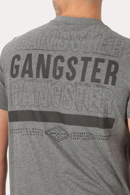 Polera Mc Básica  Arpoa Gris Gangster