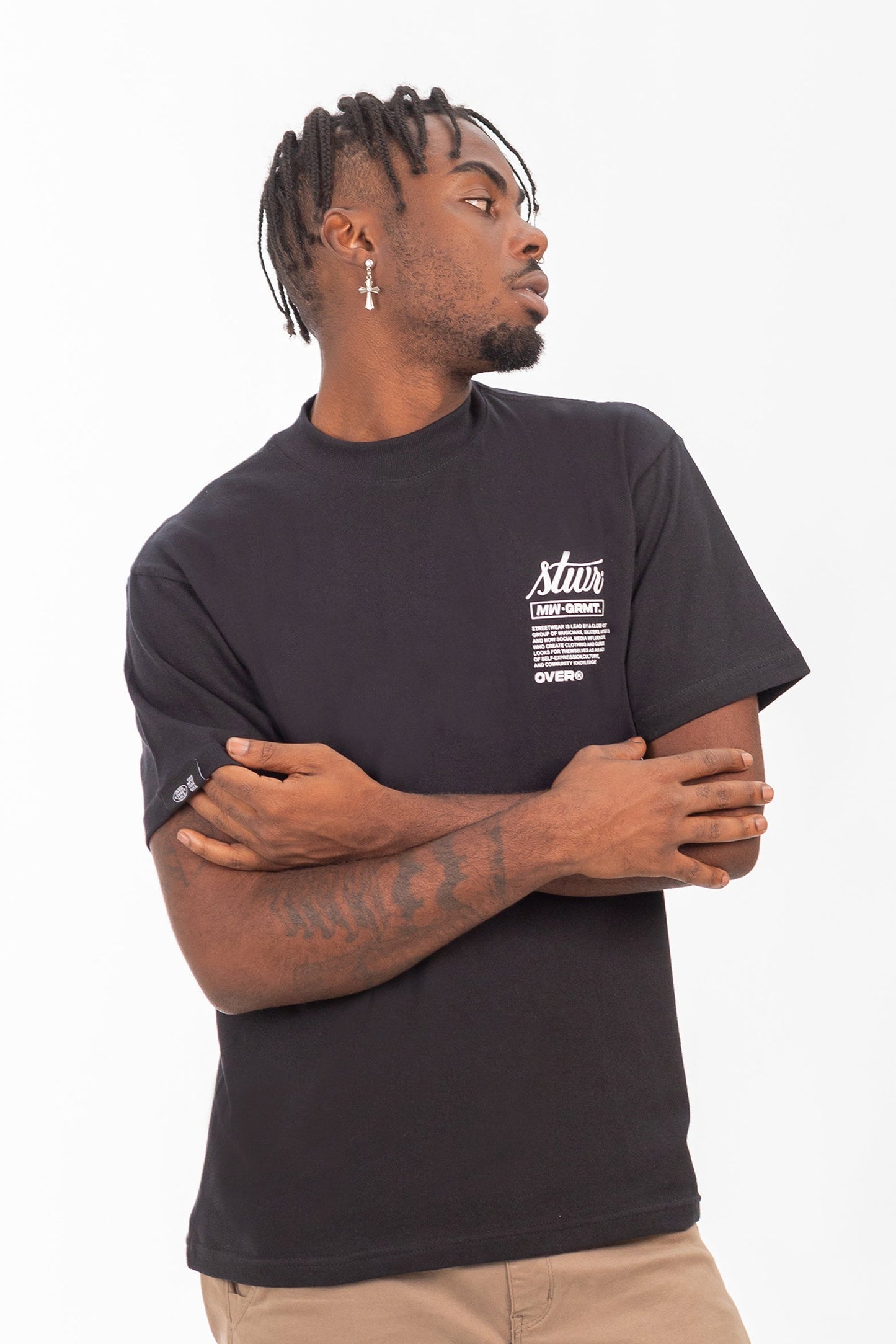 Polera Mc Stress Negro Overcore