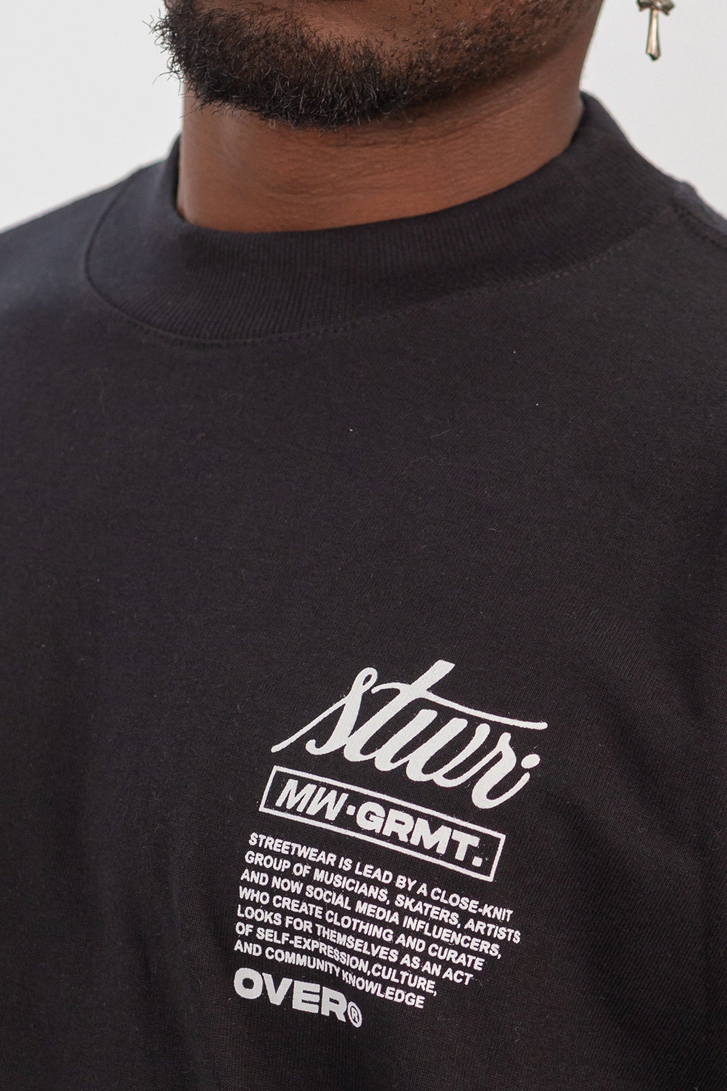 Polera Mc Stress Negro Overcore