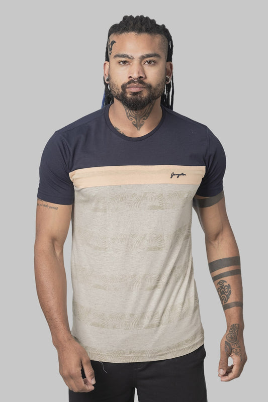 Polera Mc Especial Applique Azul Gangster