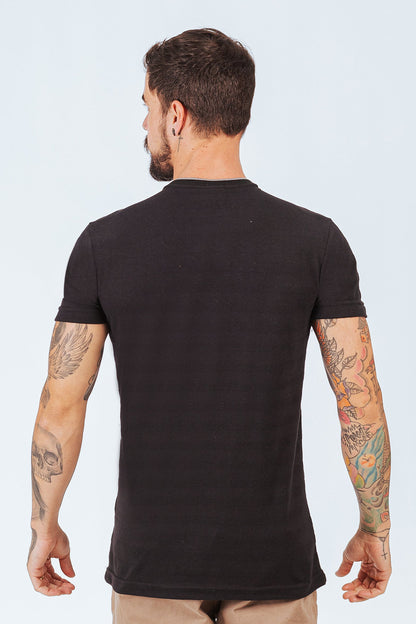 Polera Mc Especial Natal Negro Gangster