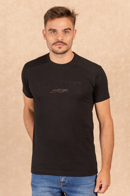 Polera Mc Especial Belem Negro Gangster
