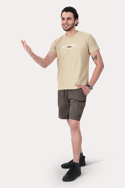 Polera Mc Textura Bedford Beige