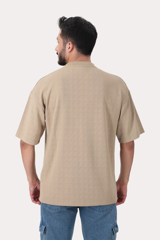Polera Manga Corta  Rip  Café Overcore