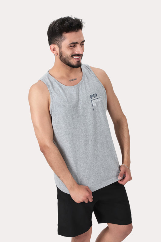 Polera Sm Difusion Gris Gangster