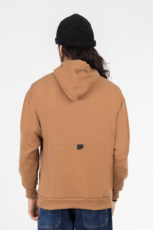 Poleron Full Zipper Fleece Nolus  Beige Overcore