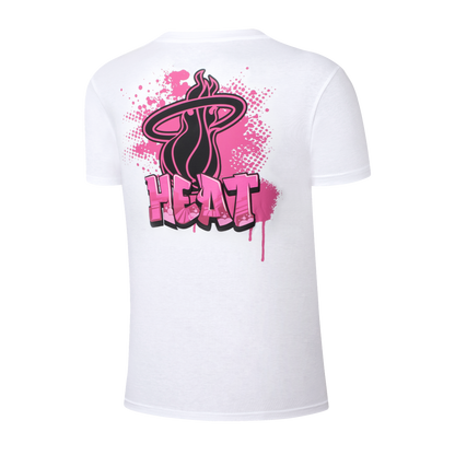 Polera NBA Miami Heat Iron Blanco