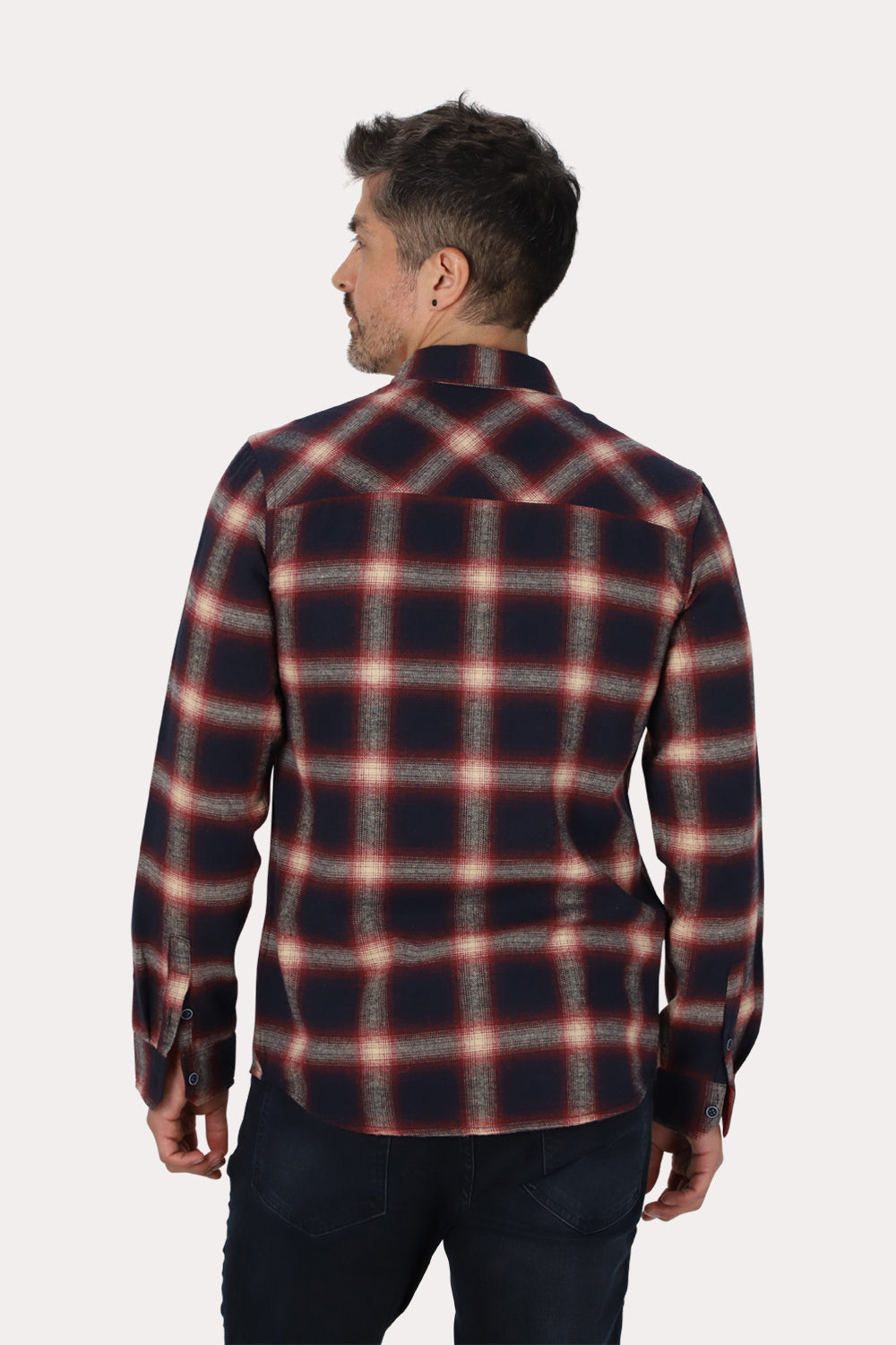 Camisa Ml Franela Braven Azul Marino Gangster