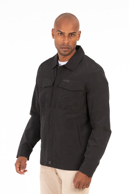 Chaqueta Overshirt Temper Beige