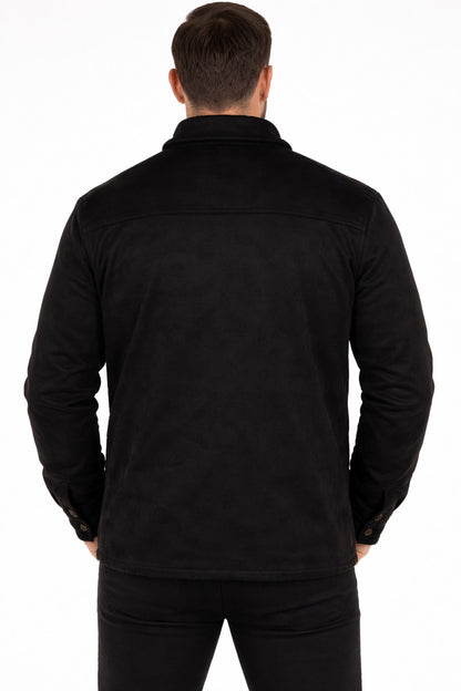 Chaqueta Overshirt Calm Negro