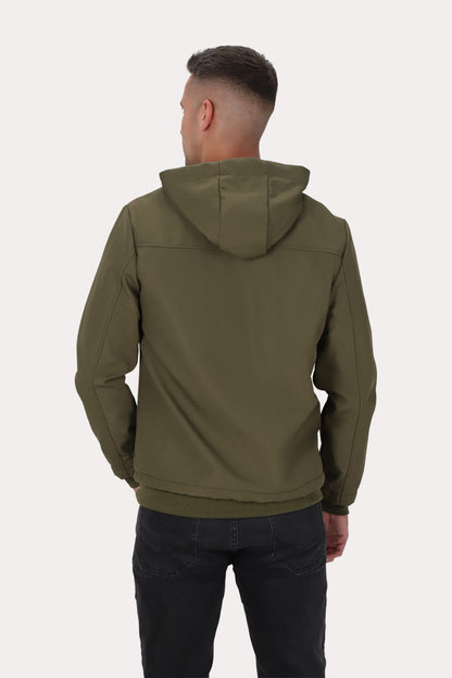Chaqueta Full Zipper Summit Verde Oliva Oscuro Gangster
