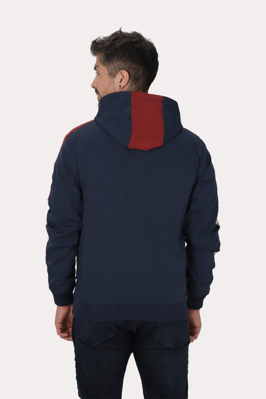 Cortaviento Reversible Twist Azul Marino Gangster