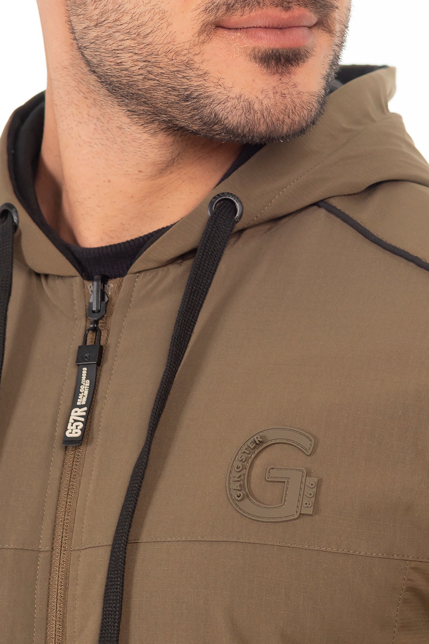 Cortaviento Reversible Flip Grafito Gangster