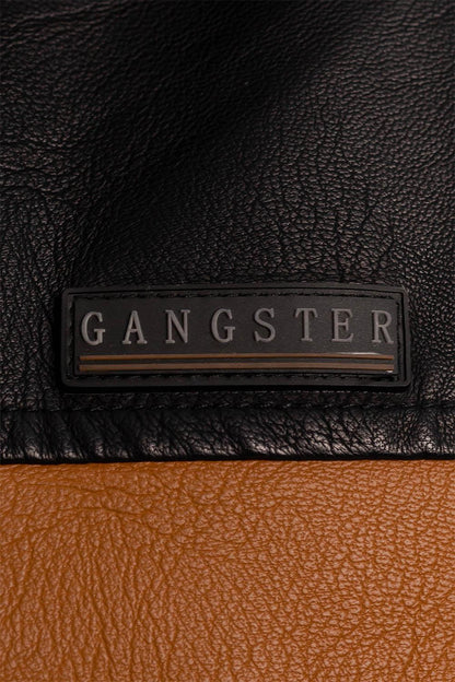 Chaqueta PU Moto Negro Gangster - Gangster