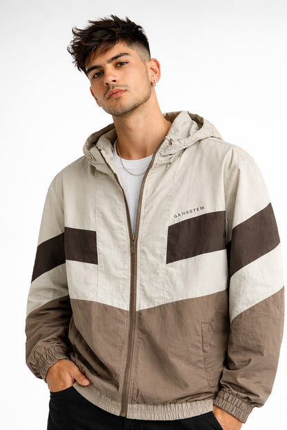 Cortaviento Deportivo Label Beige