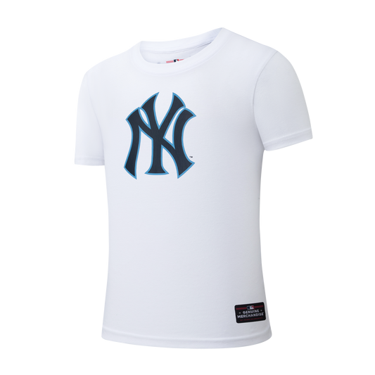 Polera MLB Yankees Circle Blanco