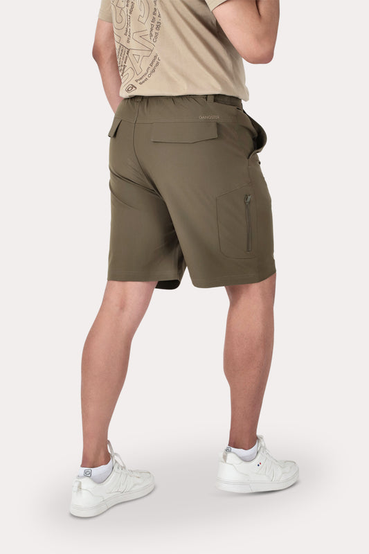 Bermuda Elasticado Clark Verde Oliva