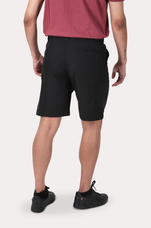 Bermuda Elasticado Ferry Negro