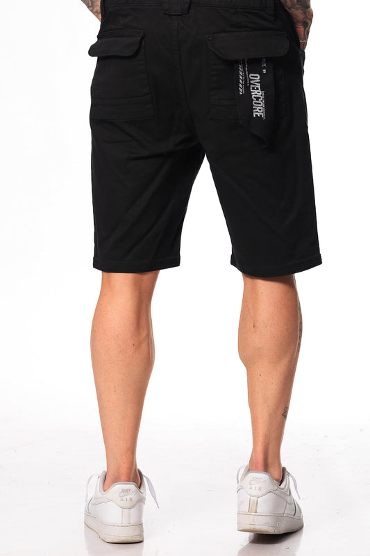 Short Bermuda Liso  Blackie Negro Overcore