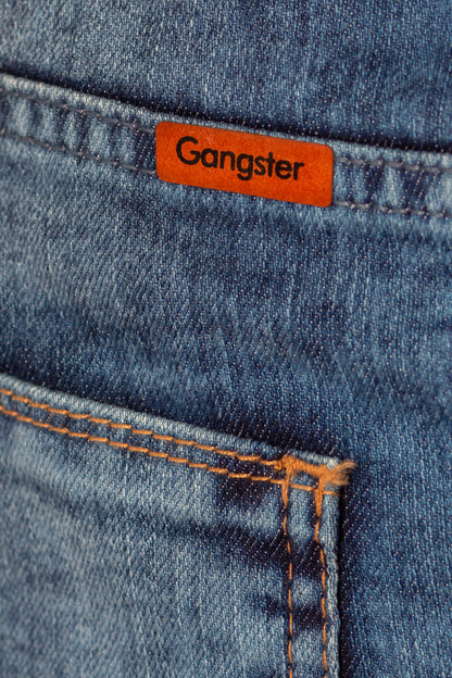 Pantalon  Jogger  Denim 0 Azul  Gangster