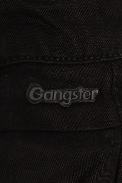 Pantalon Jogger Canvas 1 Negro Gangster