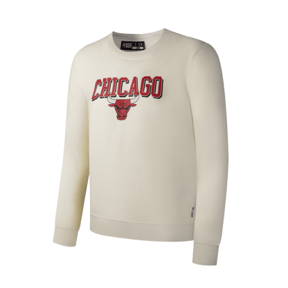 Poleron Crew NBA Chicago Bulls Beige
