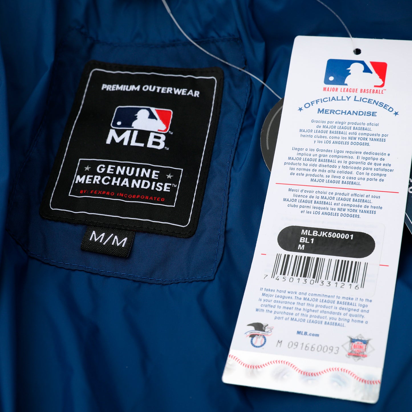 Parka Dodgers MLB Azul The Label Company
