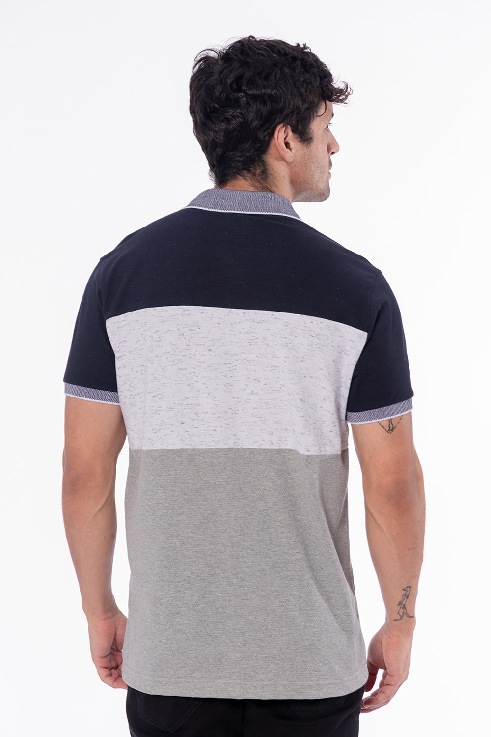Plus Polera Cuello Academy Azul Gangster