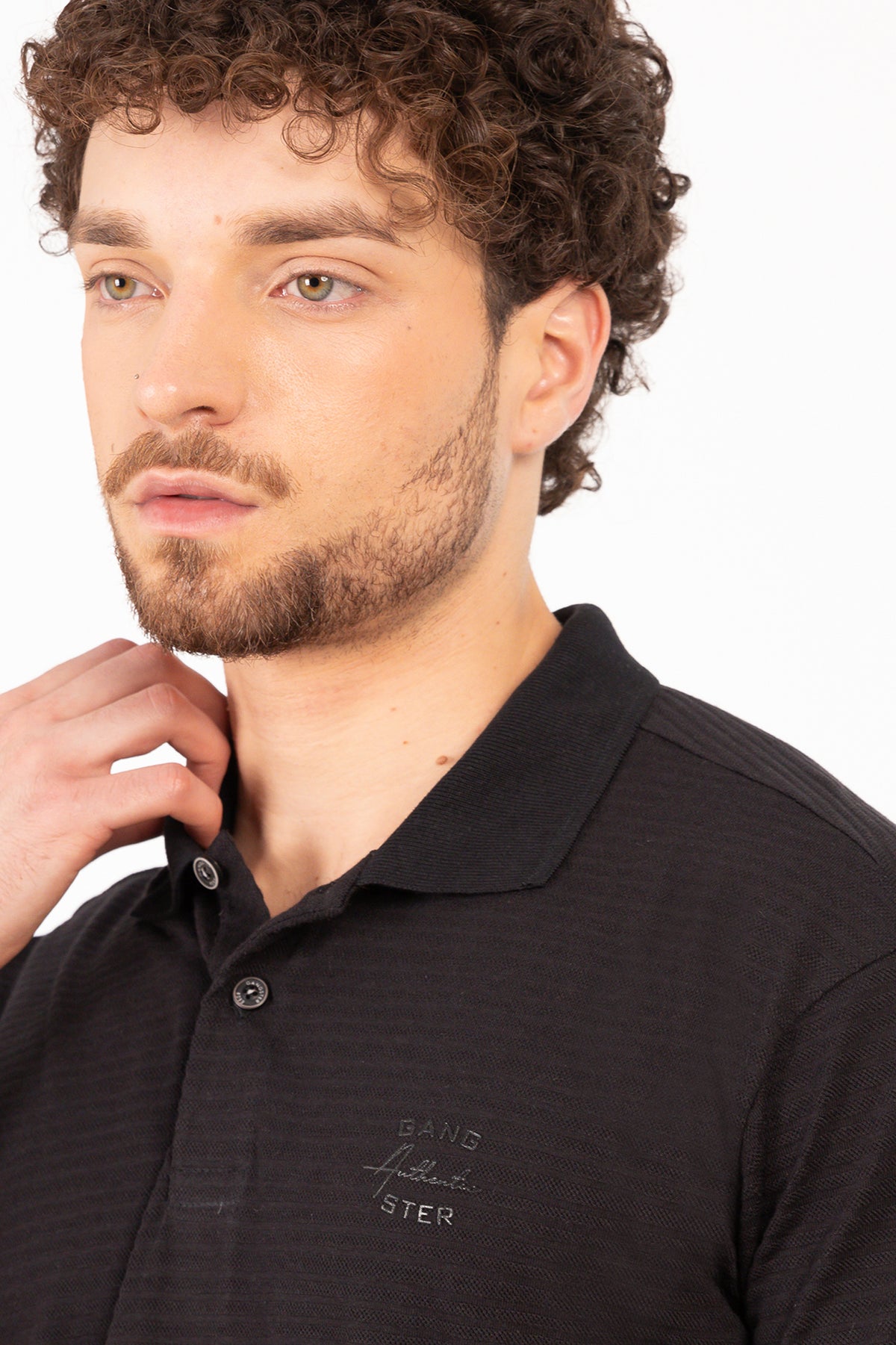 Polera Polo  Pershing Negro