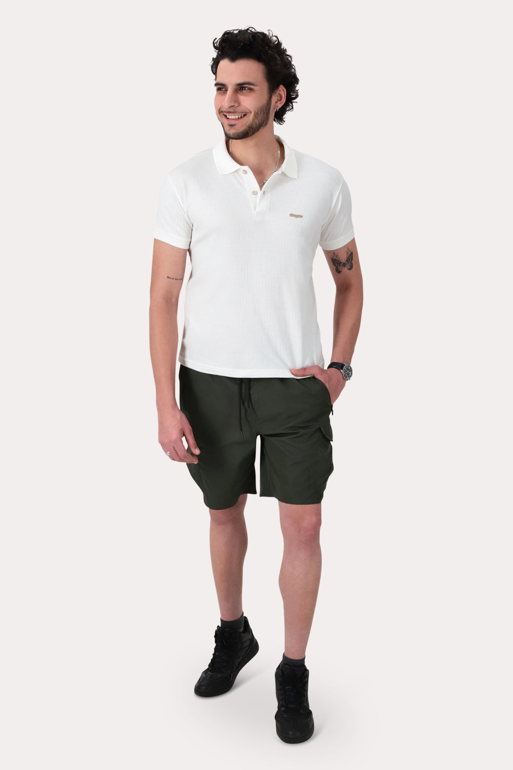 Polera Polo  Civic Blanco