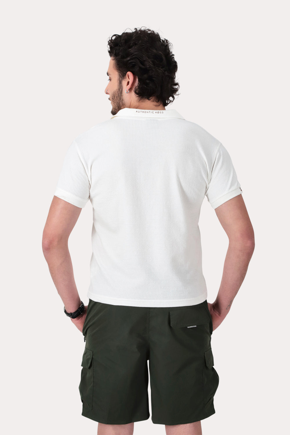 Polera Polo  Civic Blanco