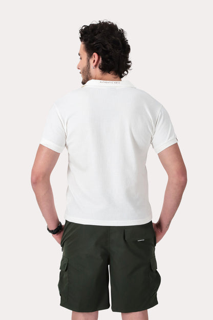 Polera Polo  Civic Blanco