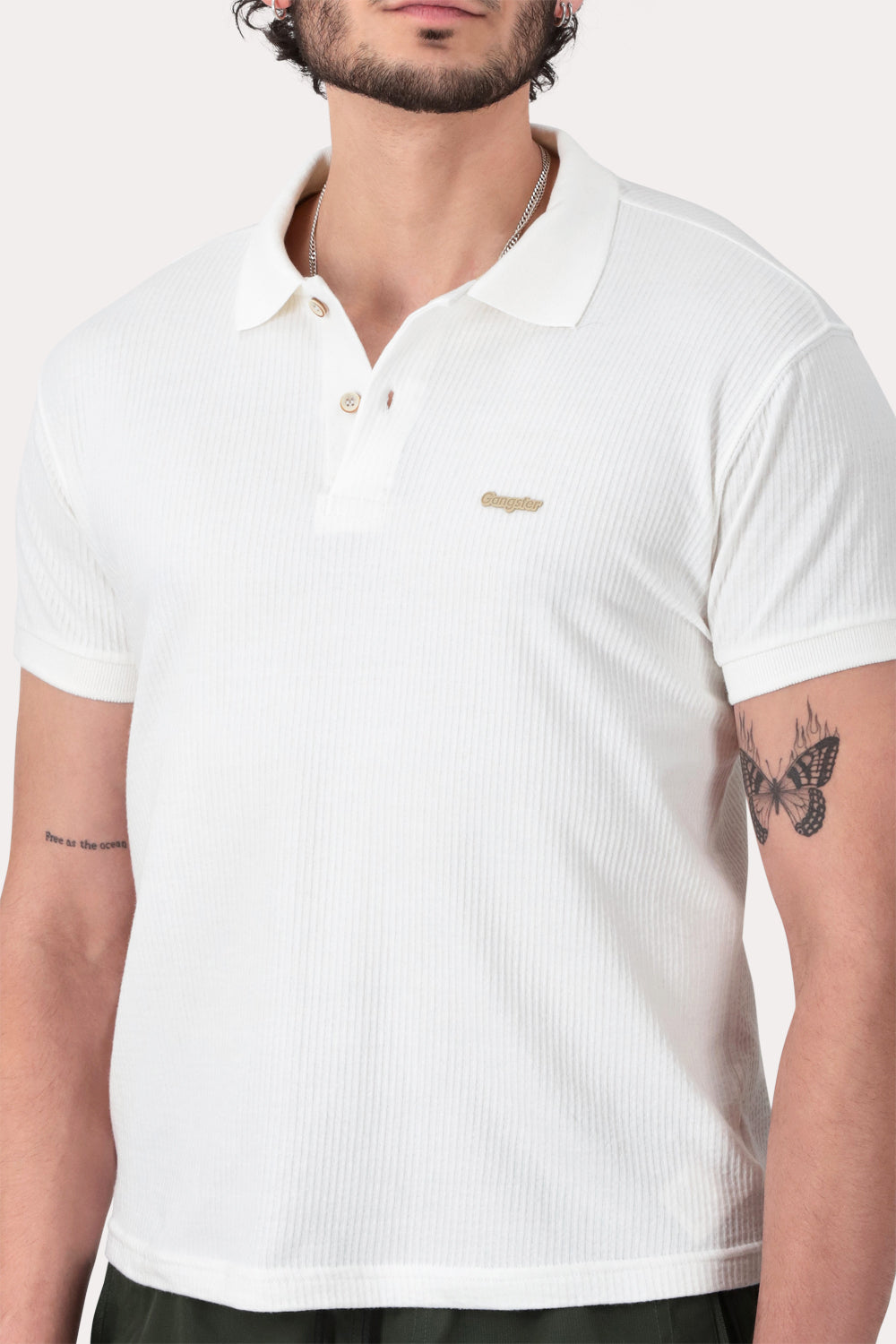 Polera Polo  Civic Blanco