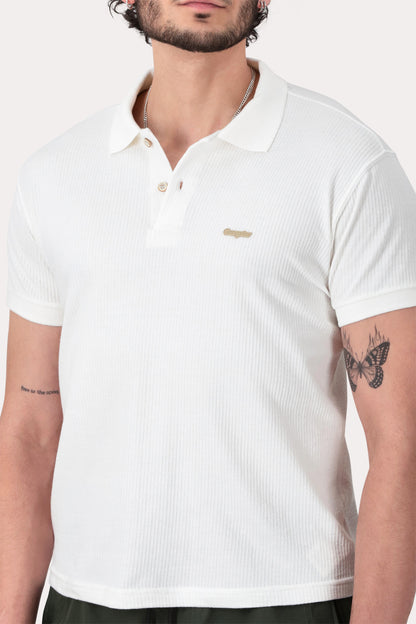 Polera Polo  Civic Blanco