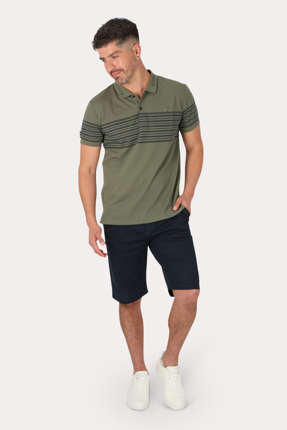 Polera Mc Polo Yard Dye Ace Verde Gangster