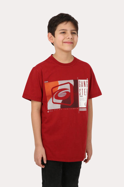 Teen Polera Mc Básica  Saco Rojo Gangster