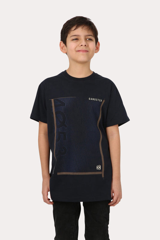 Teen Polera Mc Básica  Taiba Azul Gangster