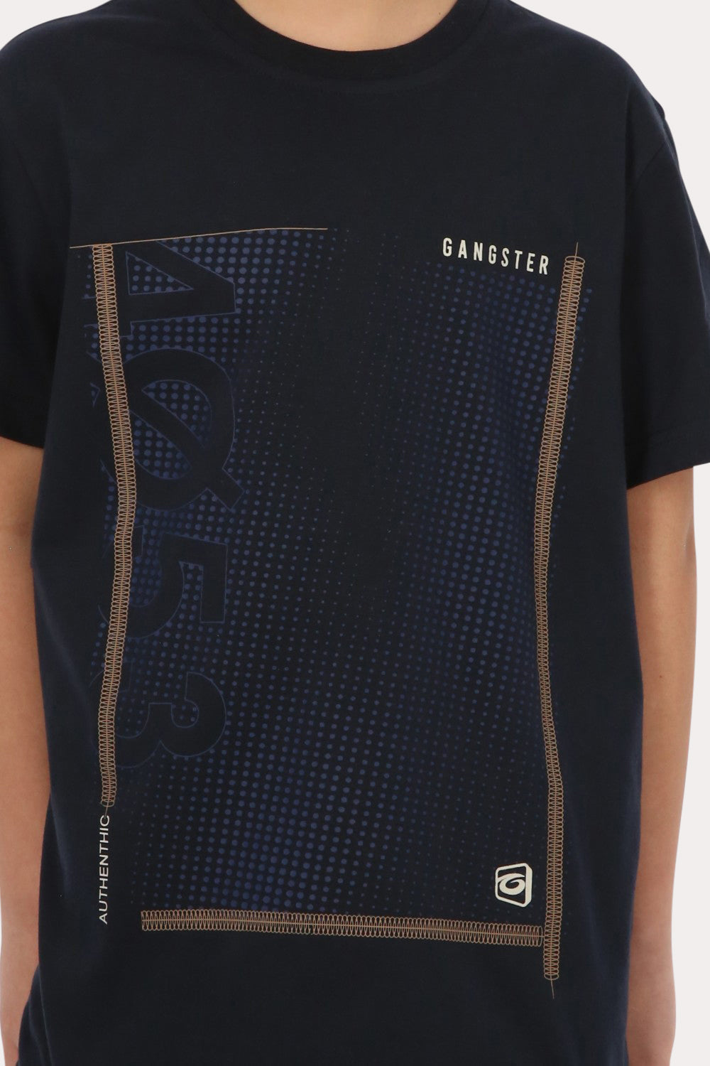 Teen Polera Mc Básica  Taiba Azul Gangster