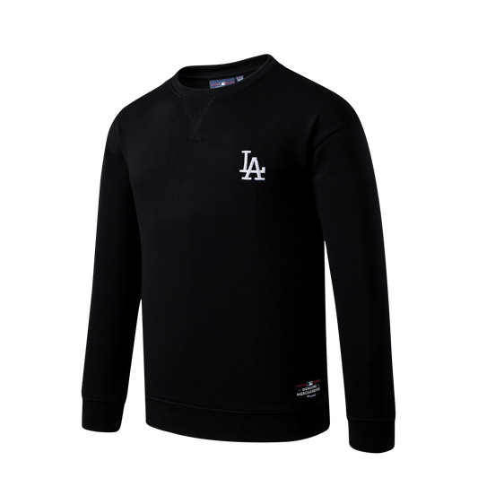 Poleron MLB Dodgers Logo Negro