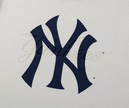 Polera MLB Yankees Field Blanco