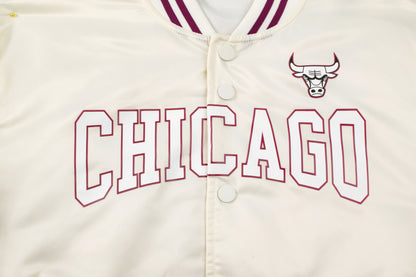 Chaqueta NBA Chicago Bulls Logo Gloss Blanco