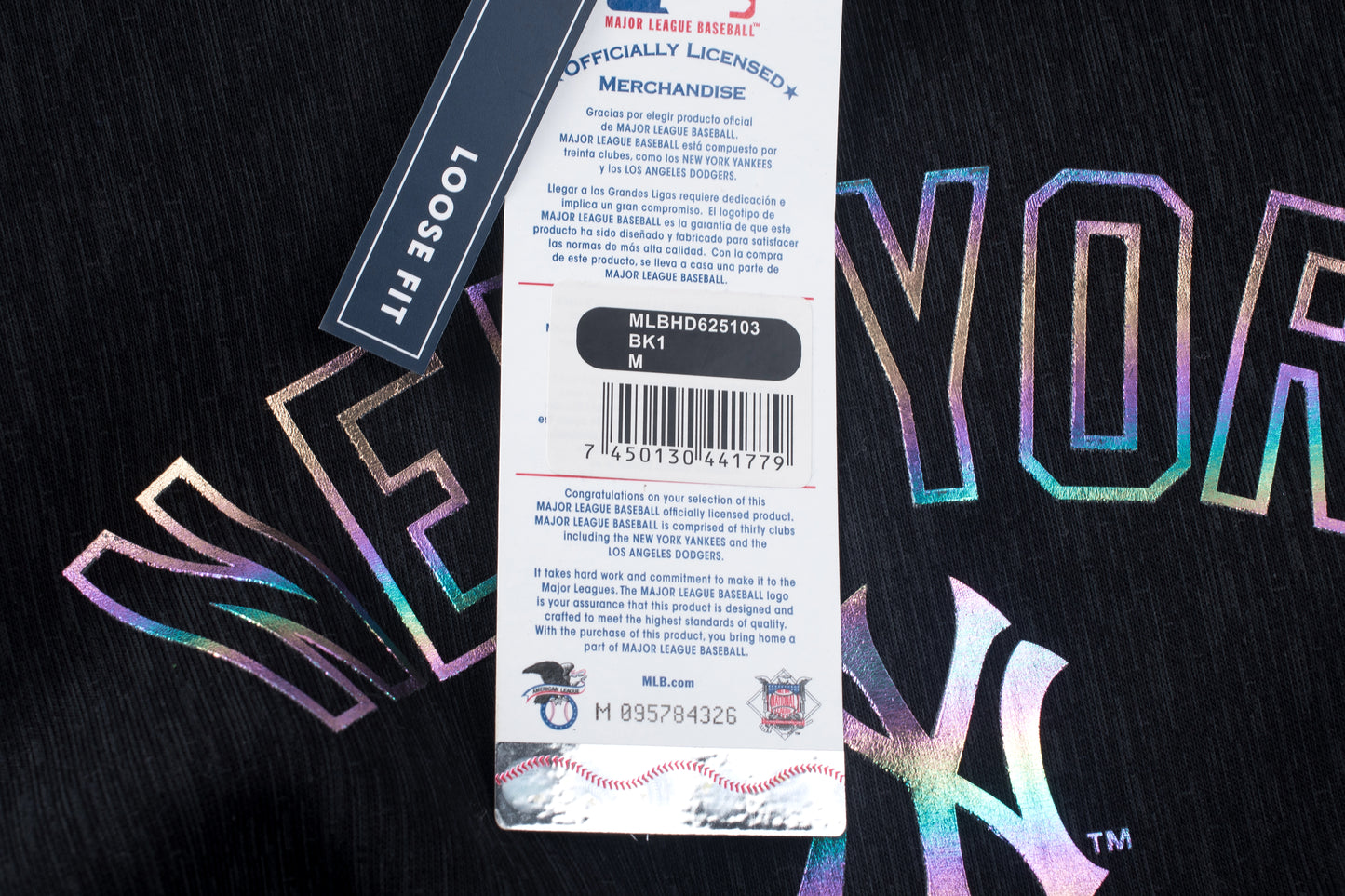 Poleron MLB Yankes Negro