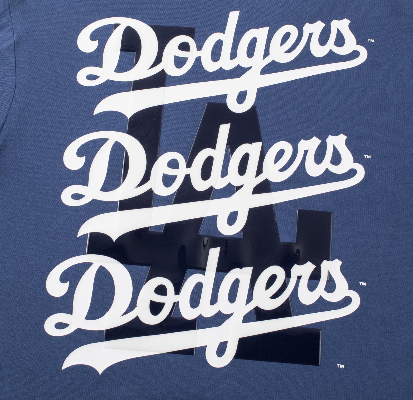 Polera MLB Dodgers Hardball celeste
