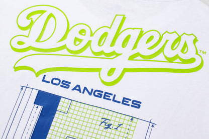 Polera MLB Los Angeles Dodgers Blanco