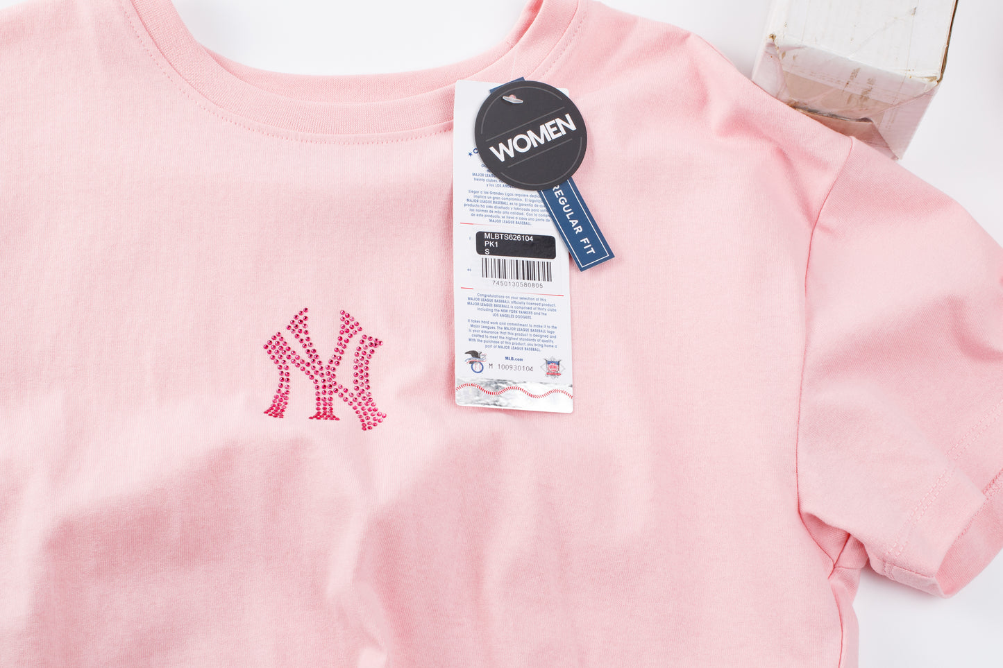 Polera MLB New York Yankees Rosa