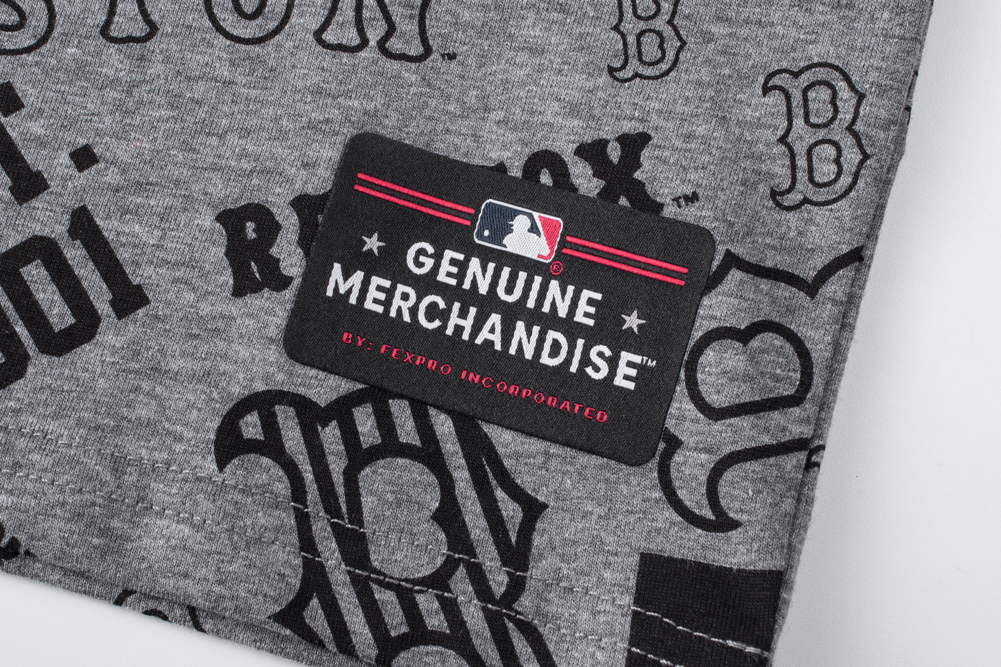 Polera MLB Red Sox Hit Gris